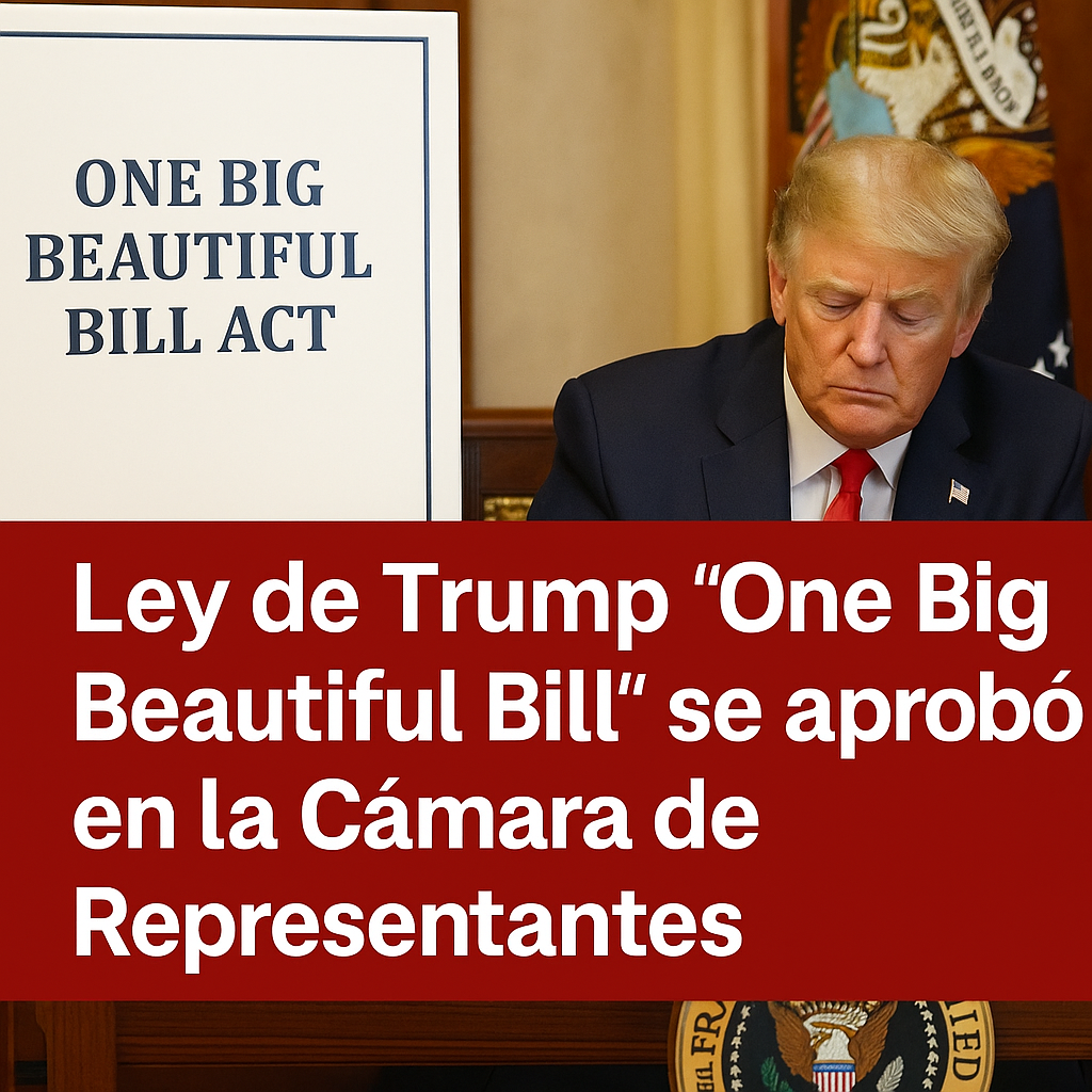 Donald Trump firma la Ley de Trump One Big Beautiful Bill tras su aprobación en la Cámara de Representantes