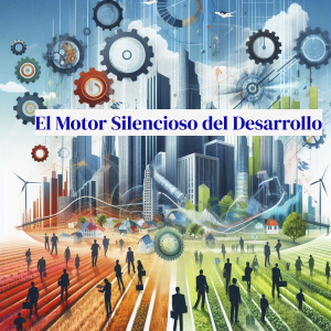 'El Motor Silencioso': representación visual del papel estratégico del sector privado en el desarrollo y la transformación estructural de América Latina.