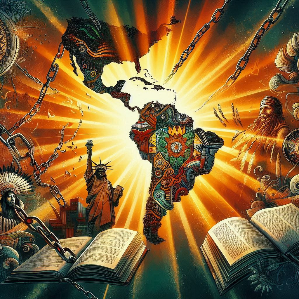 Representación visual del colonialismo interno en América Latina