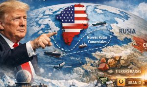 Trump Groenlandia interés estratégico en el Ártico con rutas comerciales y minerales críticos