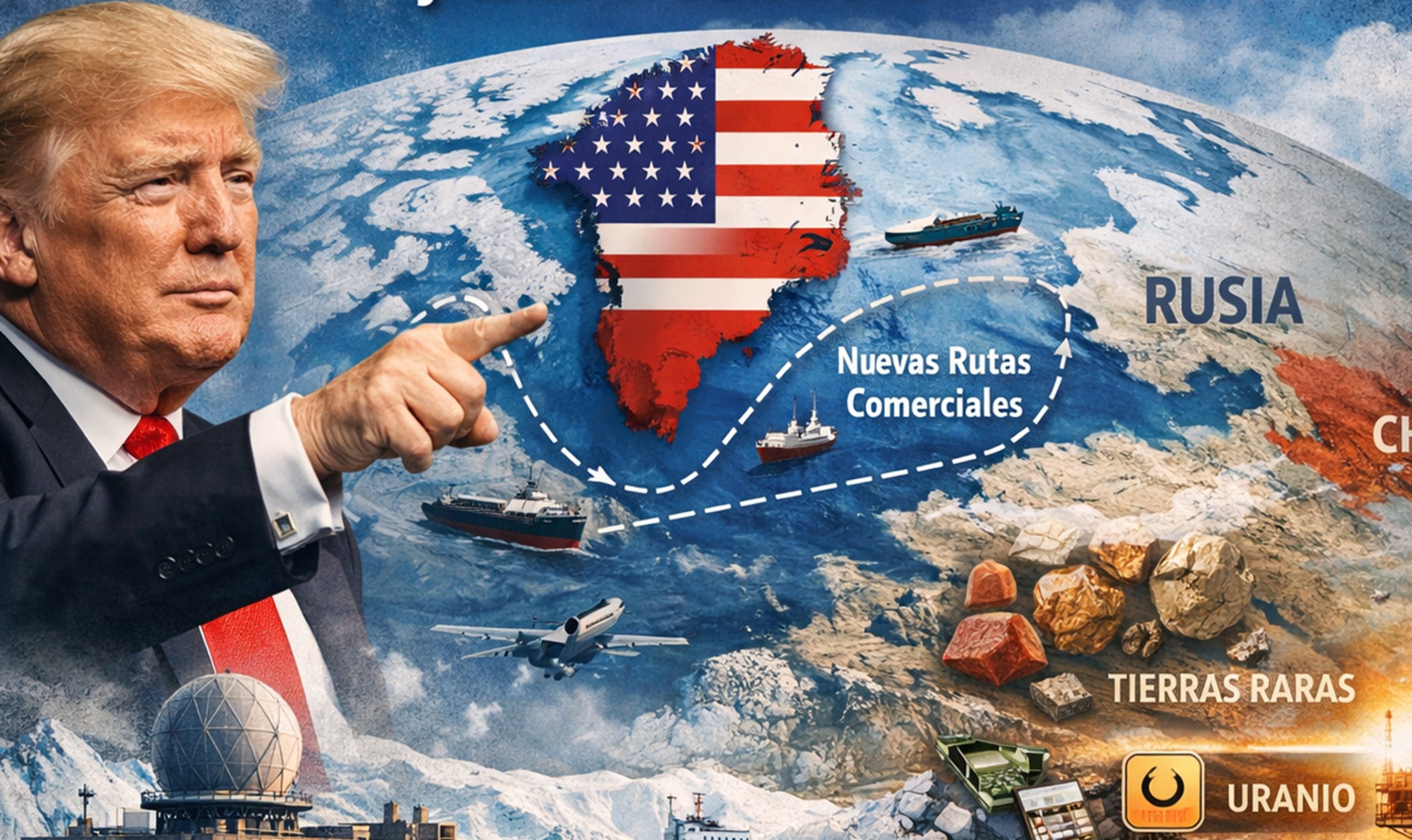 Trump y Groenlandia: razones estratégicas detrás del interés de EE. UU.