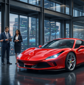 Debut eléctrico de Ferrari tras sólidos resultados trimestrales y optimismo del mercado sobre su estrategia EV.