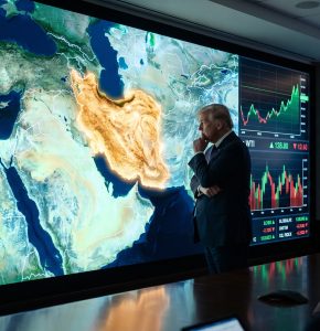 Decisión de Trump sobre Irán mientras los mercados financieros reaccionan con alzas del petróleo y mayor volatilidad por la tensión geopolítica.