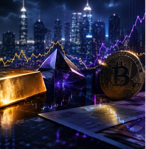 Oro y Bitcoin frente a la volatilidad de los mercados y el aumento de la incertidumbre financiera global