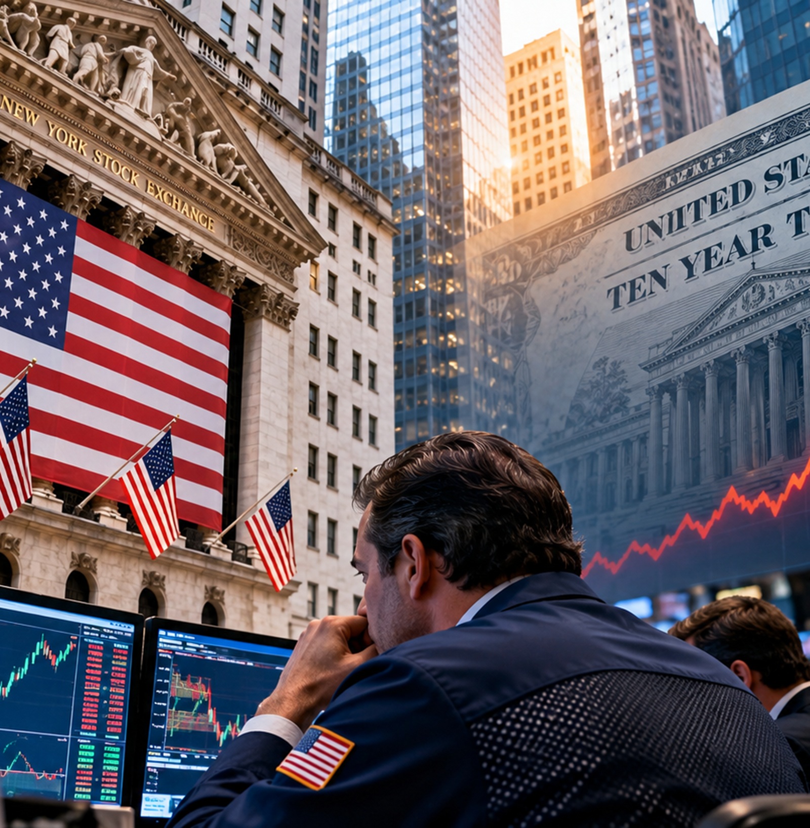 Rendimientos bonos Tesoro superan el 5,2% mientras operadores siguen la sesión de Wall Street y el mercado de deuda estadounidense.