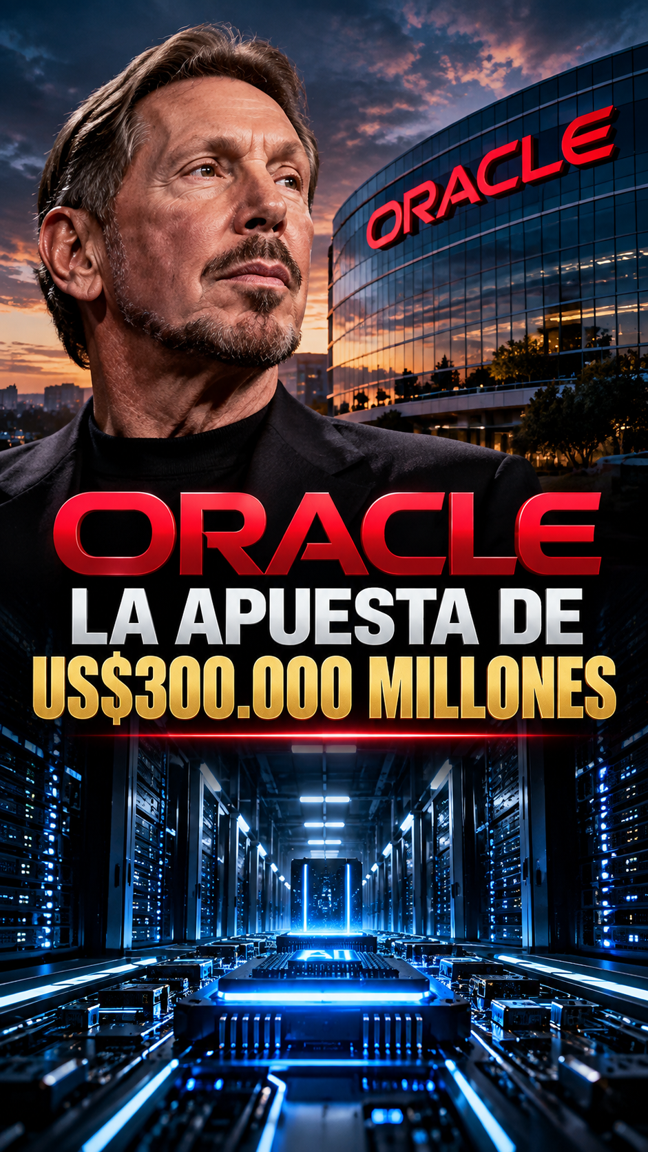 Imagen destacada del análisis de LIBFIN sobre Oracle Corporation, sus inversiones en centros de datos, su estrategia de inteligencia artificial y los riesgos financieros asociados.